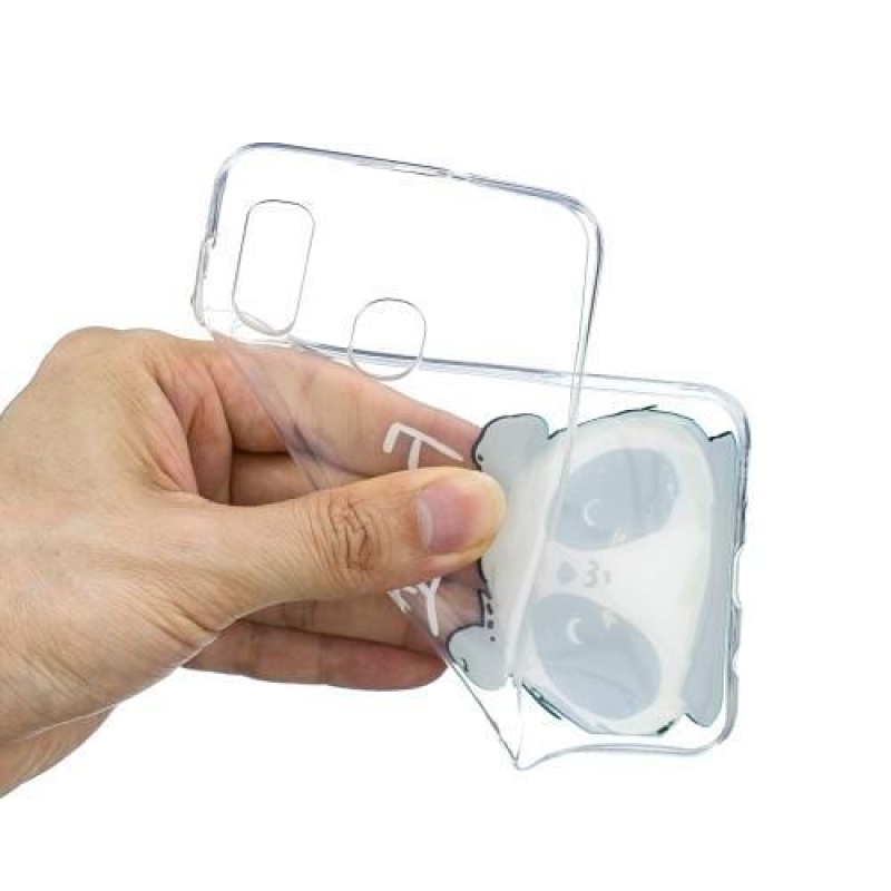 Mintás zselés tok Samsung Galaxy A20 / A30 - panda