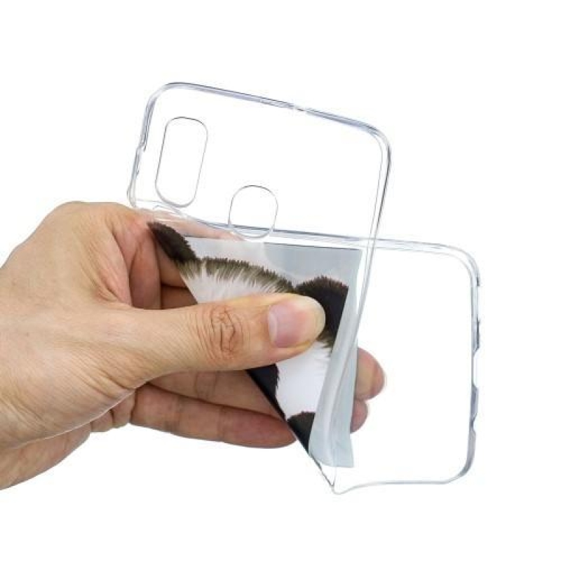 Mintás zselés tok Samsung Galaxy A20 / A30 - panda