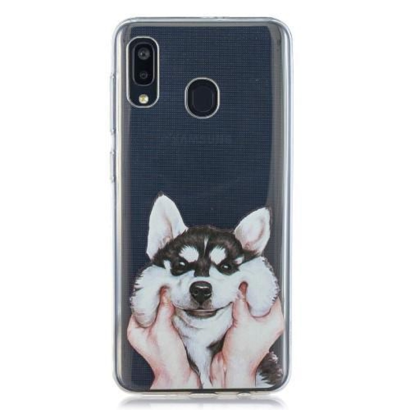 Mintás zselés tok Samsung Galaxy A20 / A30 - kutyához