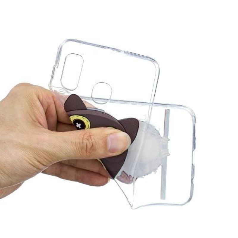 Mintás gél tok Samsung Galaxy A20 / A30 készülékhez - bagoly