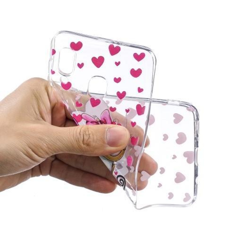 Mintás gél tok Samsung Galaxy A30 / A20 készülékhez - aranyos bagoly