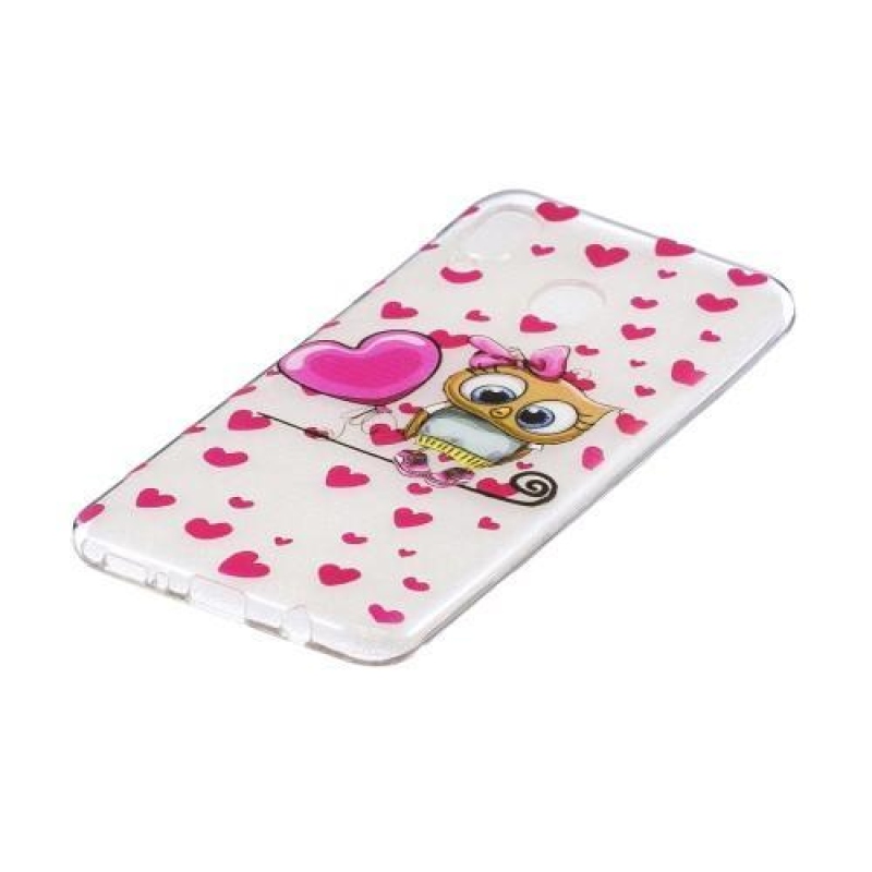 Mintás gél tok Samsung Galaxy A30 / A20 készülékhez - aranyos bagoly