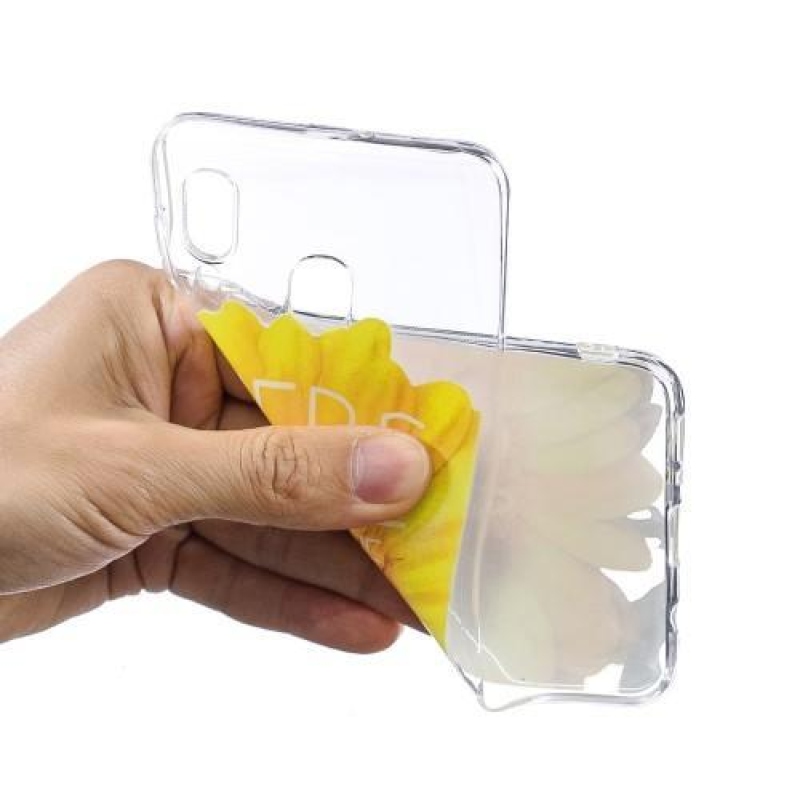 Mintás zselés tok Samsung Galaxy A30 / A20 készülékhez - Napraforgó