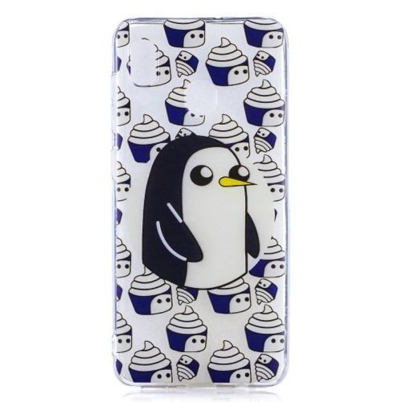 Mintás zselés tok Samsung Galaxy A30 / A20 készülékhez - pingvin