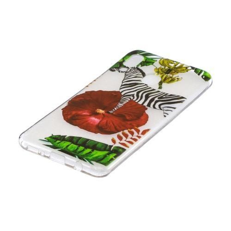 Mintás zselés tok Samsung Galaxy A30 / A20 készülékhez - zebra