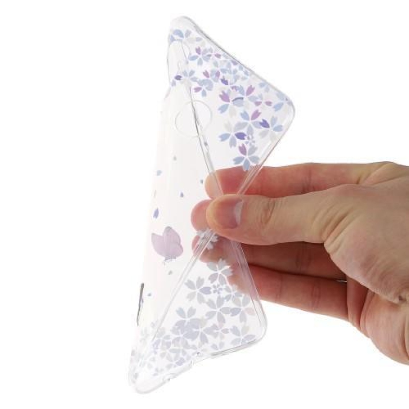 Mintás gél tok Samsung Galaxy A30 készülékhez - pillangók és virágok