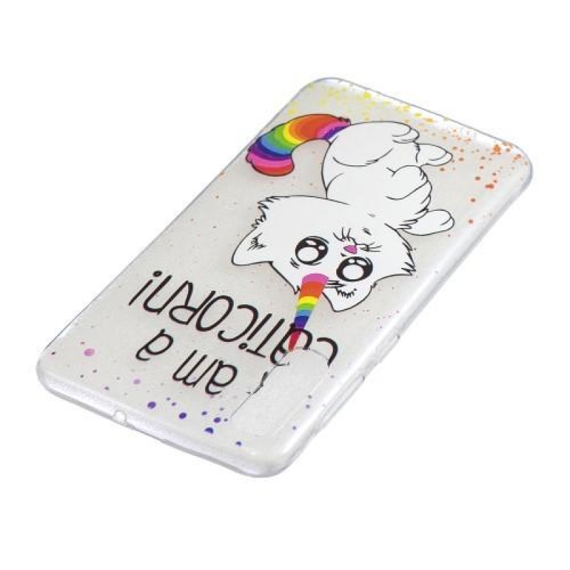 Mintás zselés tok Samsung Galaxy A50 / A30s készülékhez - Egyszarvú vagyok