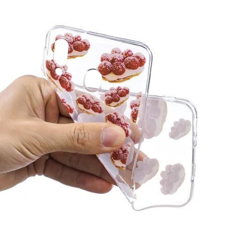 Mintás zselés tok Samsung Galaxy M20-hoz - desszert