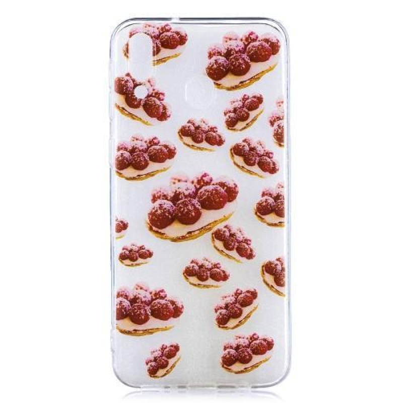 Mintás zselés tok Samsung Galaxy M20-hoz - desszert
