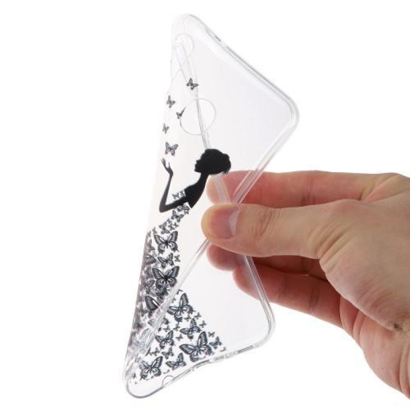 Mintás zselés tok mobil Samsung Galaxy M20 - viráglány