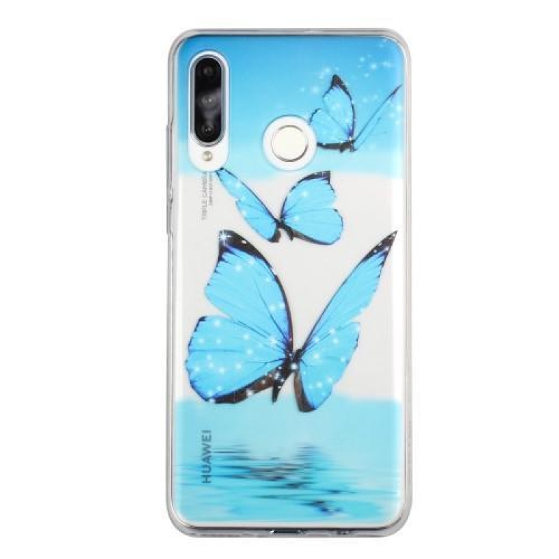 Mintás zselés tok Samsung Galaxy M20 - pillangó