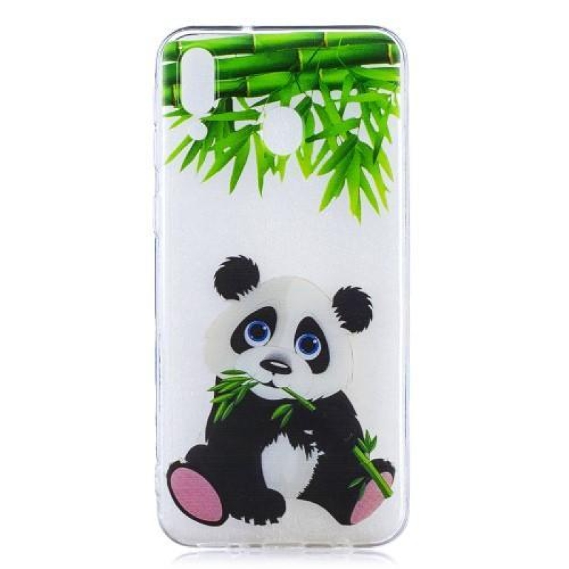 Mintás zselés tok Samsung Galaxy M20-hoz - panda