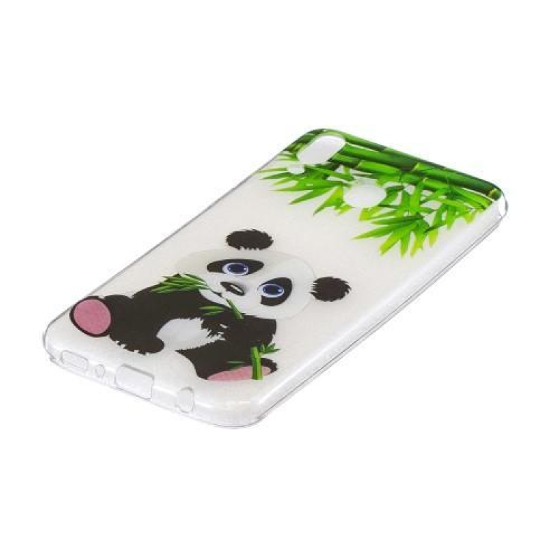 Mintás zselés tok Samsung Galaxy M20-hoz - panda