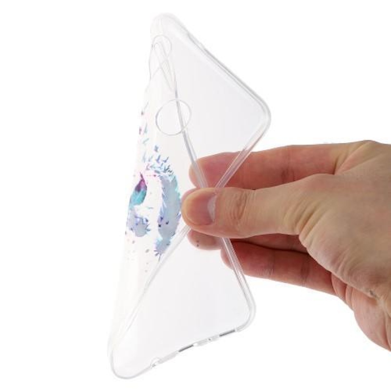 Mintás gél tok Samsung Galaxy M20 készülékhez - tollak és madarak