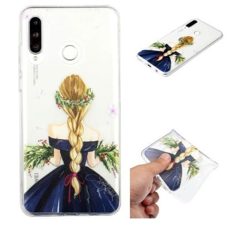 Mintás zselés tok mobil Samsung Galaxy M20 - hercegnőhöz