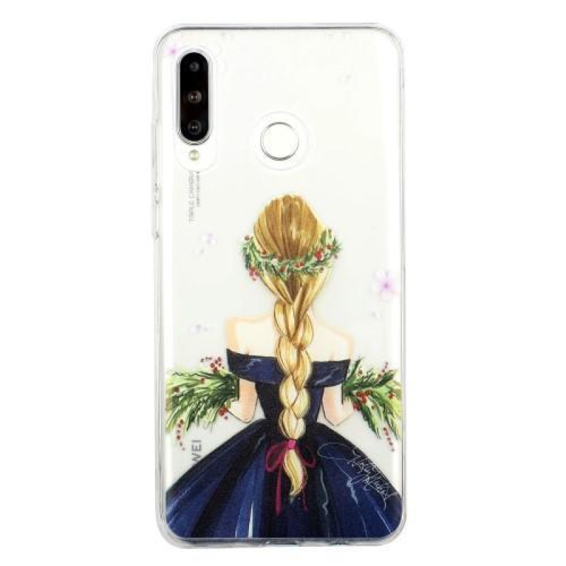 Mintás zselés tok mobil Samsung Galaxy M20 - hercegnőhöz