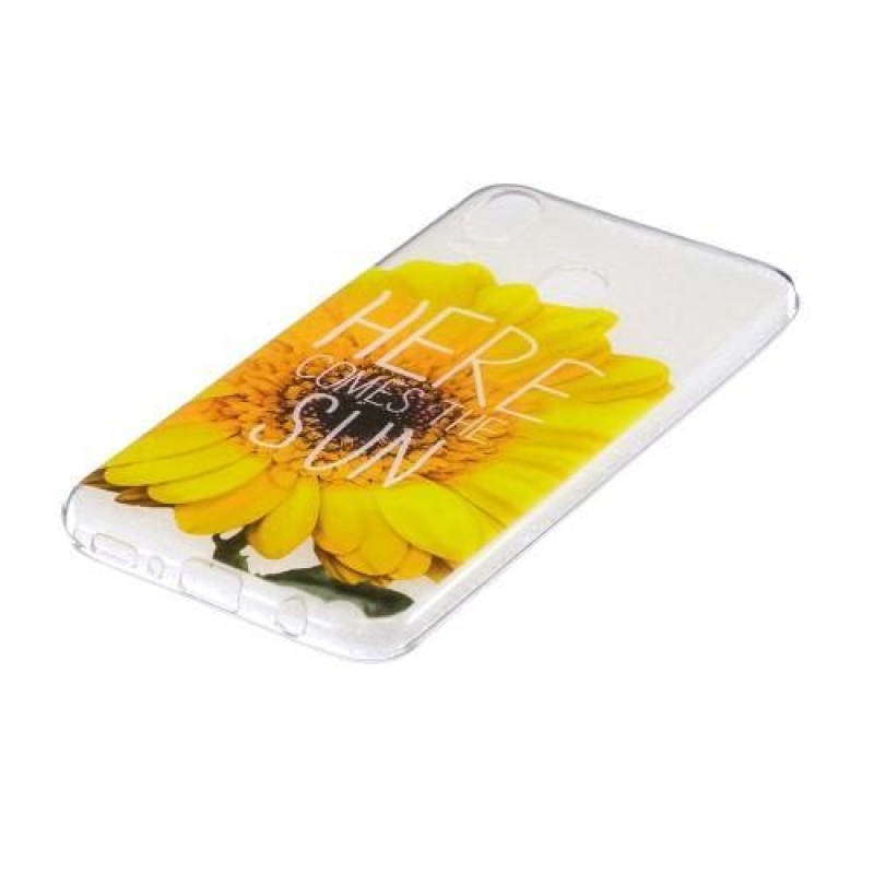 Mintás gél tok Samsung Galaxy M20 készülékhez - napraforgó