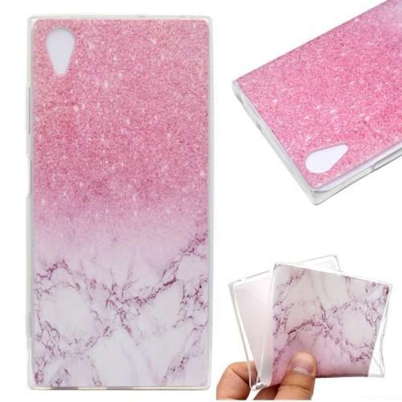 Mintás zselés tok Sony Xperia XA1 Plus készülékhez - színes