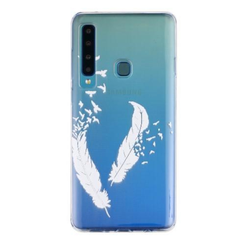 Mintás zselés tok Samsung Galaxy A9 készülékhez - fehér