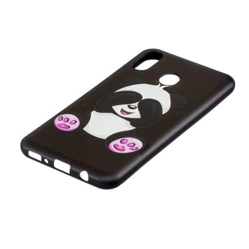 Mintás gél tok Samsung Galaxy M20 készülékhez - aranyos panda