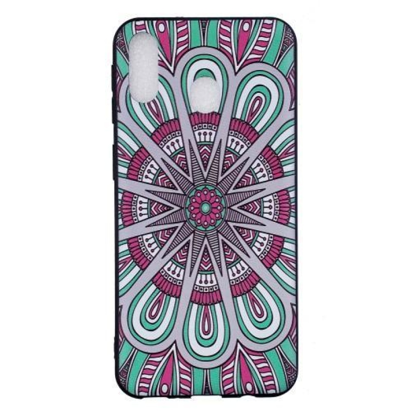 Mintás zselés tok Samsung Galaxy M20-hoz - szimmetrikus