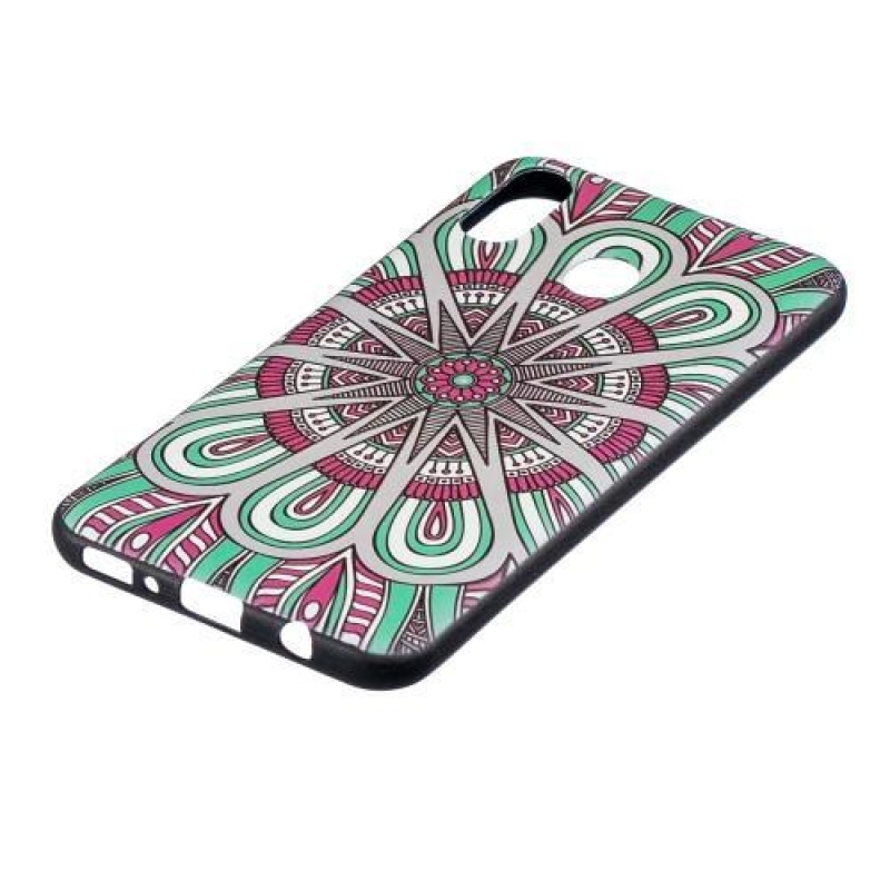 Mintás zselés tok Samsung Galaxy M20-hoz - szimmetrikus