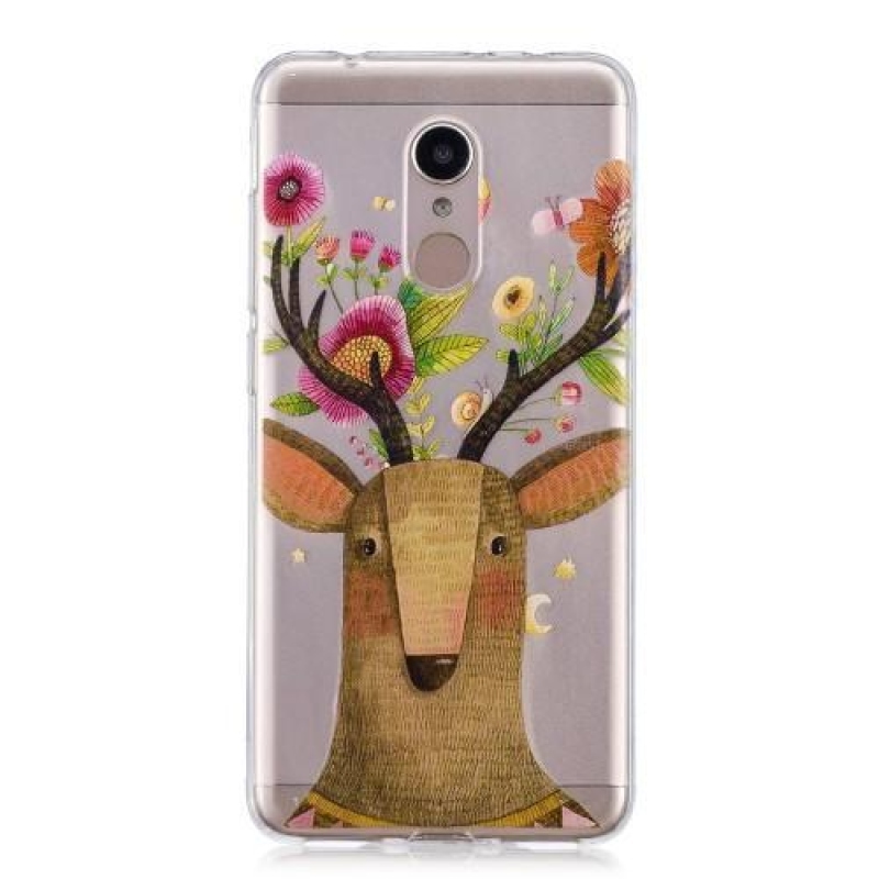 Mintás zselés tok Xiaomi Redmi 5 - szarvas