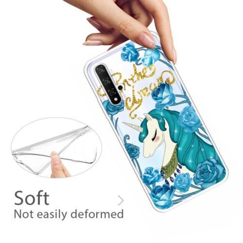 Minta kép zselés tok Honor 20 / Huawei Nova 5T - egyszarvú - egyszarvú