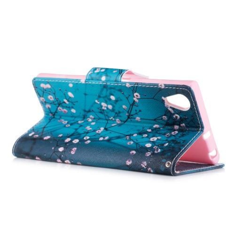 Minta PU bőr pénztárca tok Sony Xperia XA1 Plus - édes tél