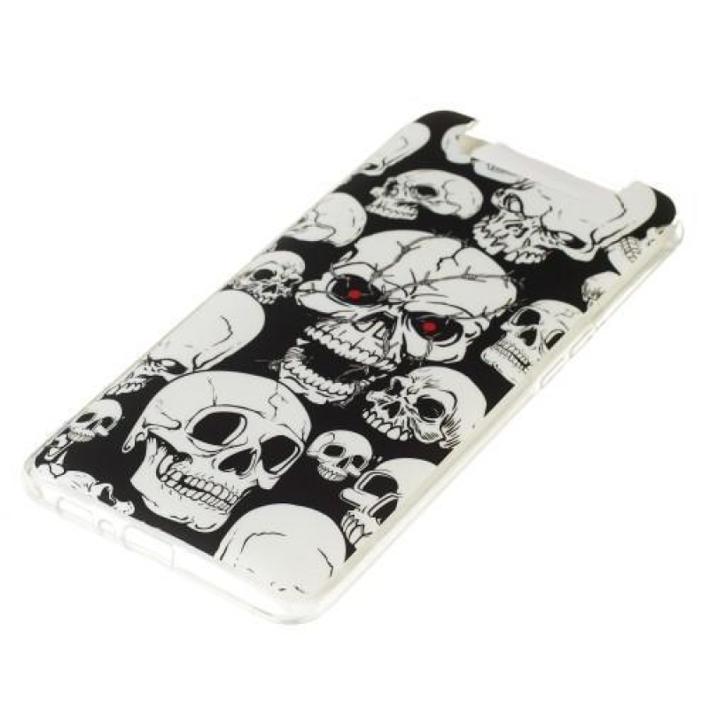 Mintás zselés tok mobil Samsung Galaxy A80 - koponya