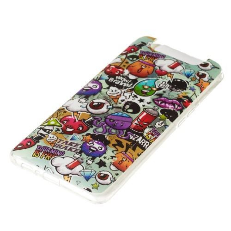 Mintás zselés tok Samsung Galaxy A80-hoz - mind