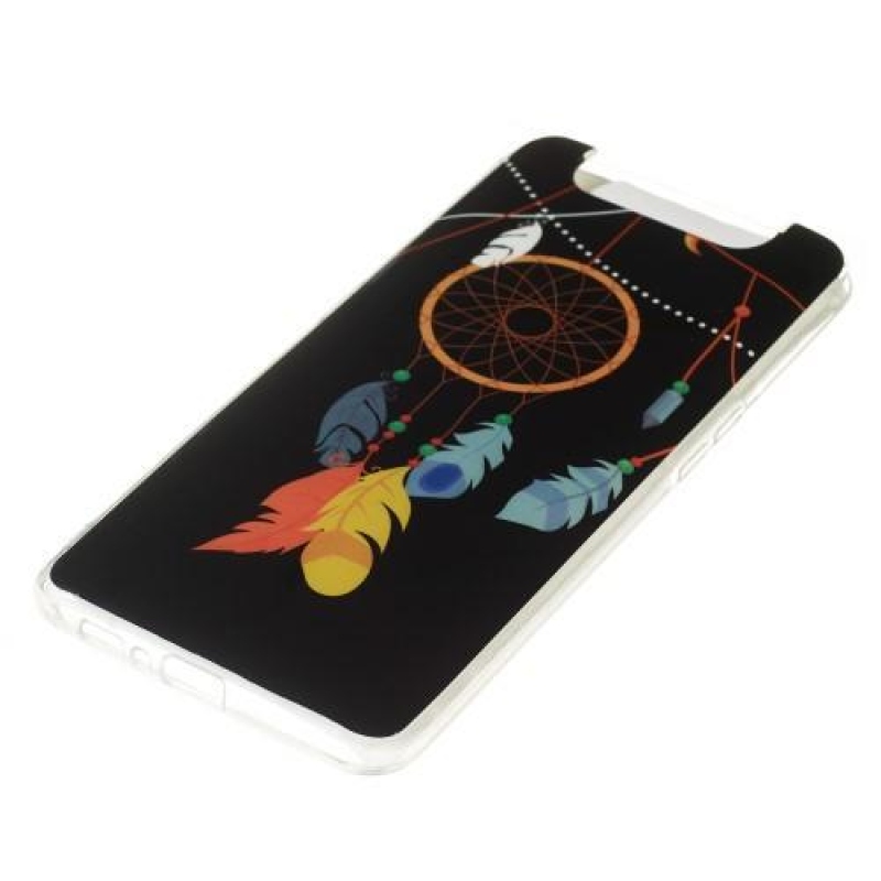 Mintás zselés tok Samsung Galaxy A80-hoz - toll