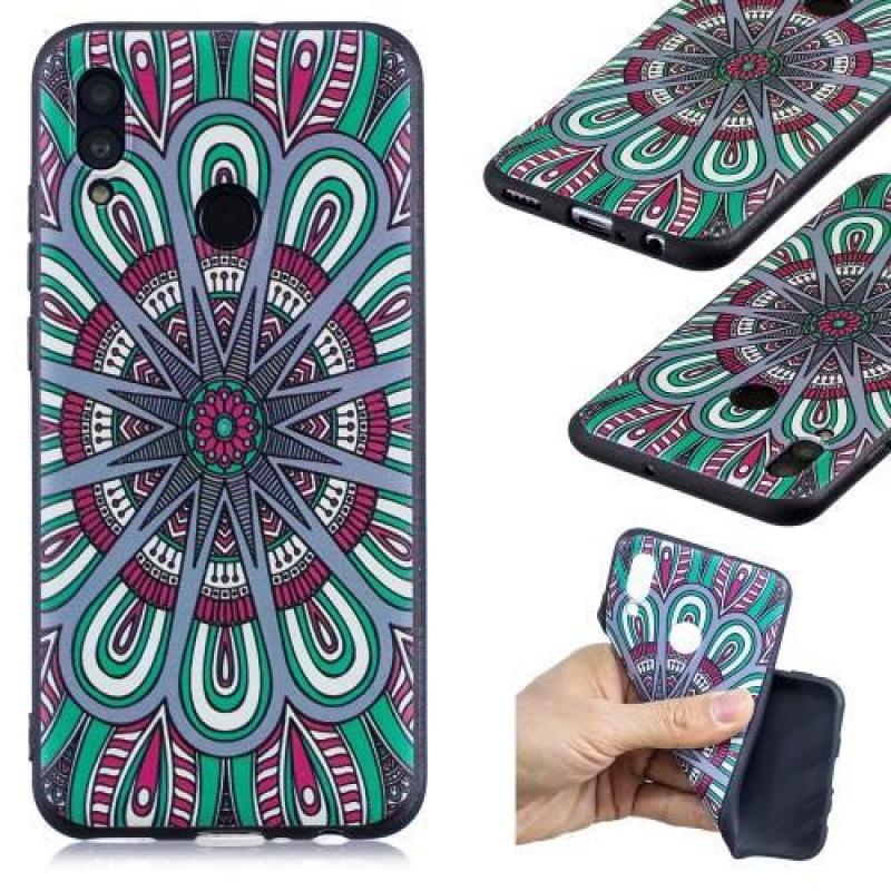 Pattery szilikon tok a Honor 10 Lite és a Huawei P Smart (2019) számára - absztrakció