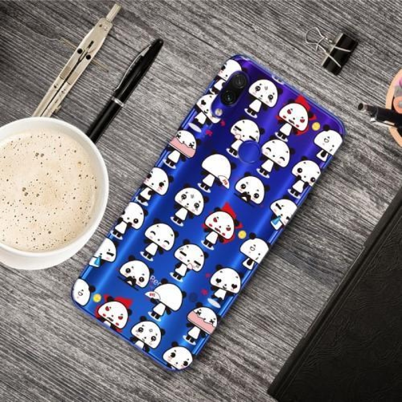 Patts zselés tok Xiaomi Redmi Note 7-hez - panda