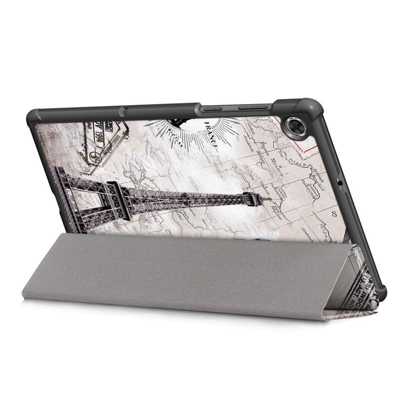 Patty intelligens pozicionáló táblagép tok Lenovo Tab M10 FHD Plus - Eiffel-torony