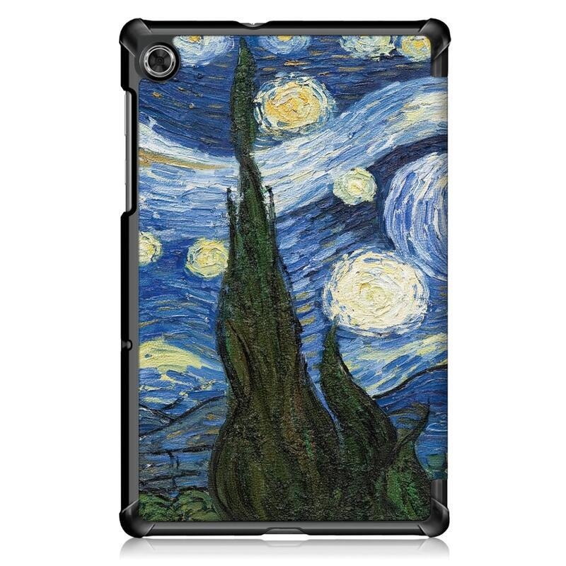 Patty intelligens pozicionáló tok Lenovo Tab M10 FHD Plus táblagéphez - olajfestmény