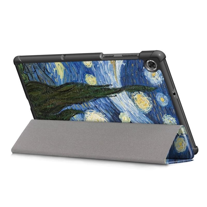 Patty intelligens pozicionáló tok Lenovo Tab M10 FHD Plus táblagéphez - olajfestmény