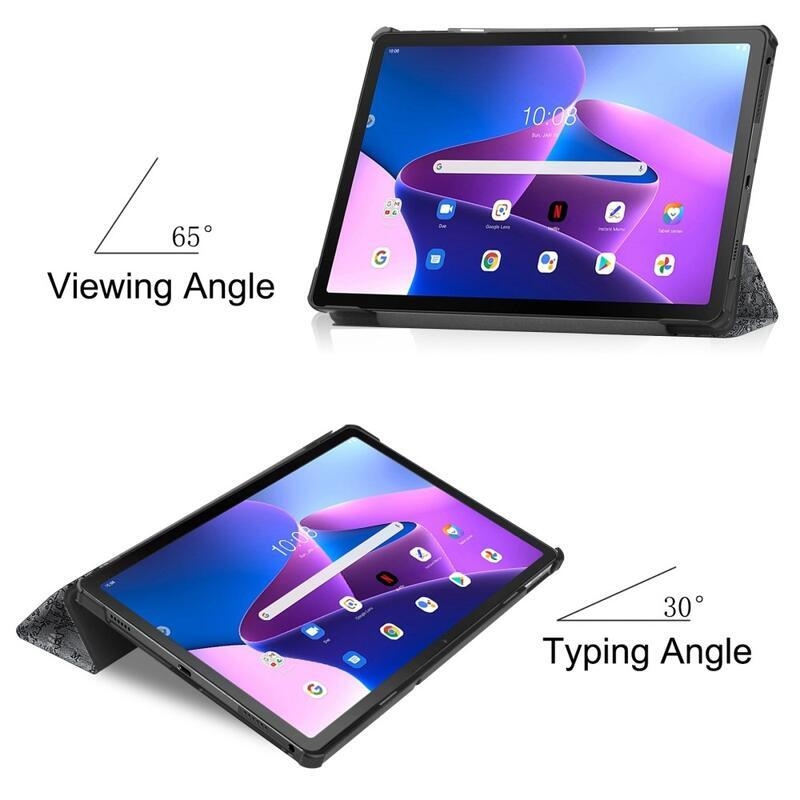 Patty okos pozicionáló táblagép tok Lenovo Tab M10 Plus (3rd Gen) - Eiffel-torony