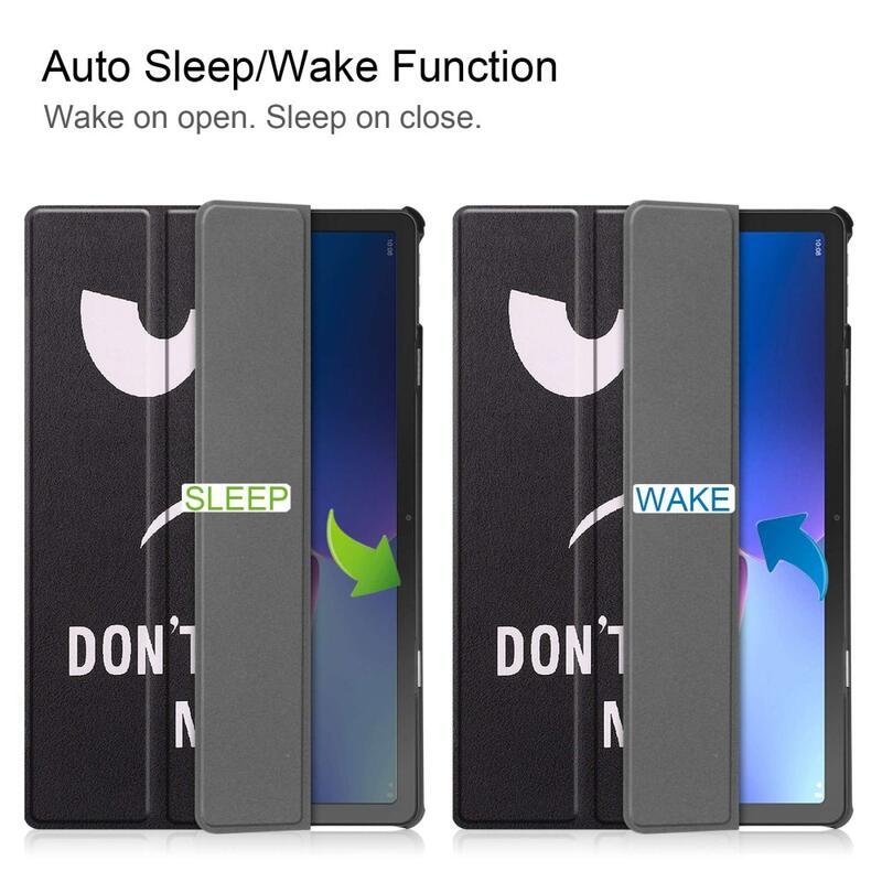 Patty intelligens pozicionáló tok Lenovo Tab M10 Plus (3rd Gen) táblagéphez - ne érintse meg