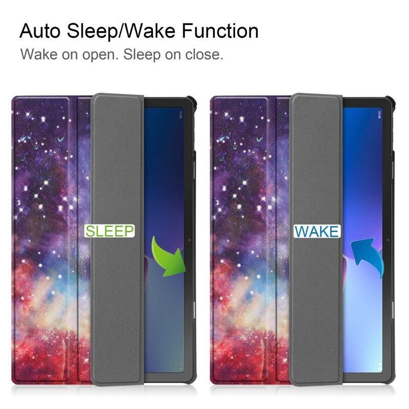 Patty intelligens pozicionáló táblagép tok Lenovo Tab M10 Plus (3rd Gen) - univerzum