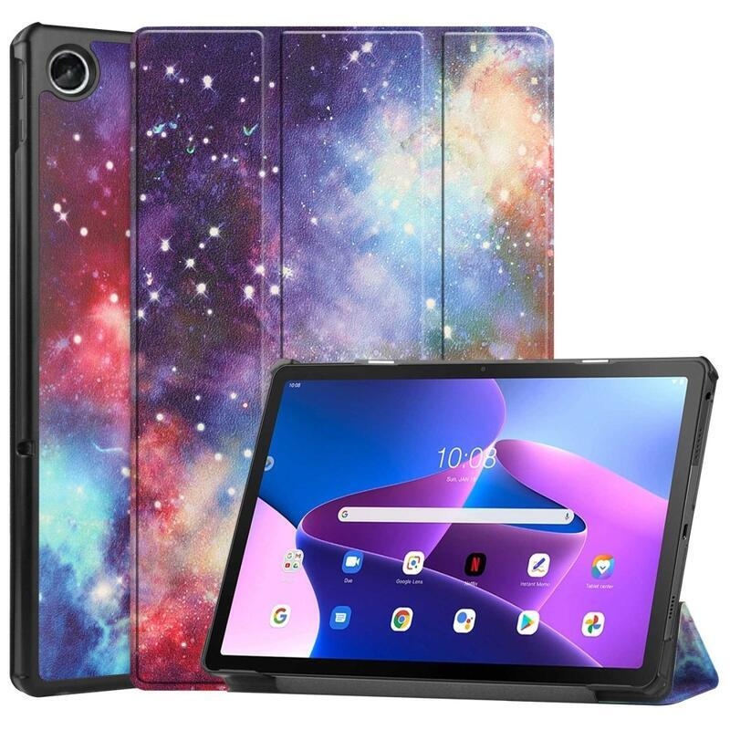 Patty intelligens pozicionáló táblagép tok Lenovo Tab M10 Plus (3rd Gen) - univerzum