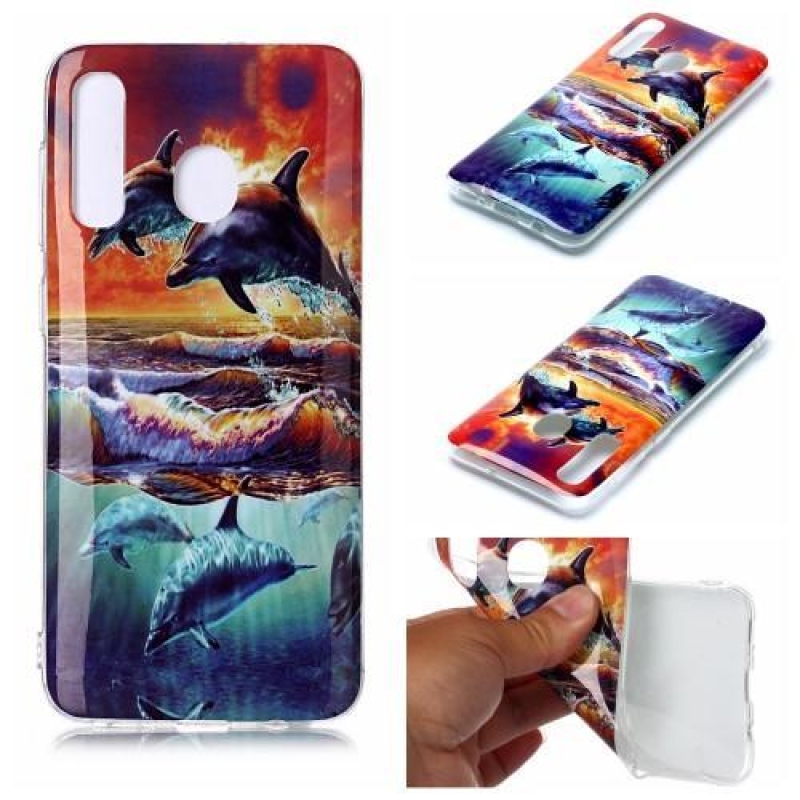 Patty zselés tok Samsung Galaxy A20 / A30 készülékhez - delfin