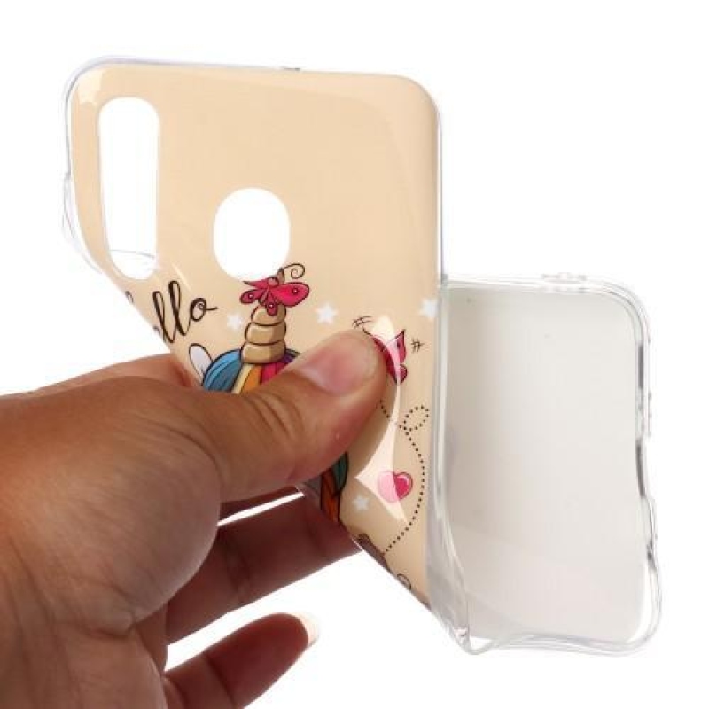 Patty zselés tok Samsung Galaxy A20 / A30 készülékhez - egyszarvú