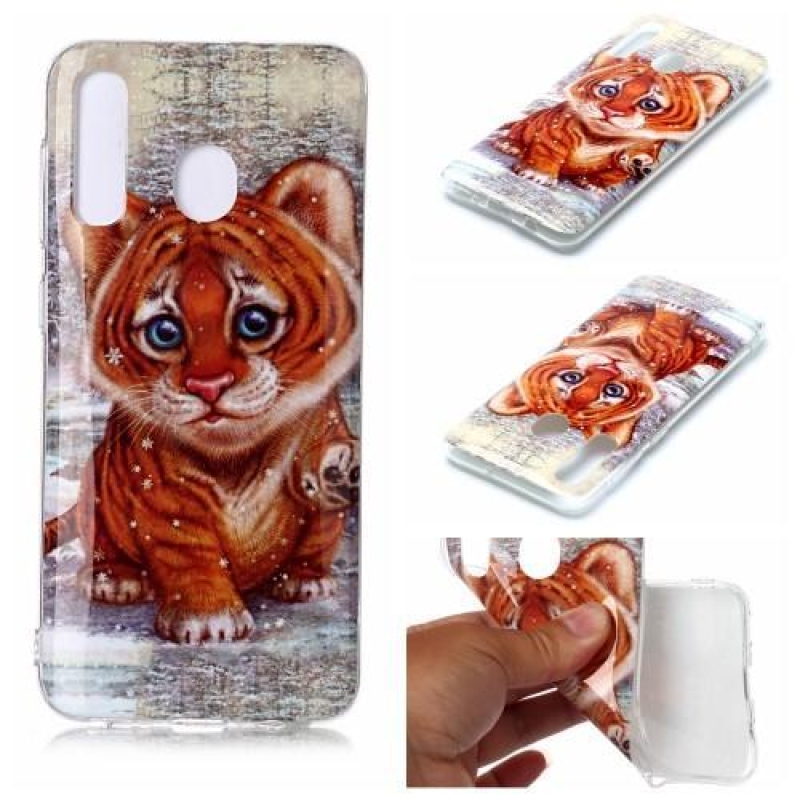 Patty zselés tok Samsung Galaxy A20 / A30 készülékhez - tigris