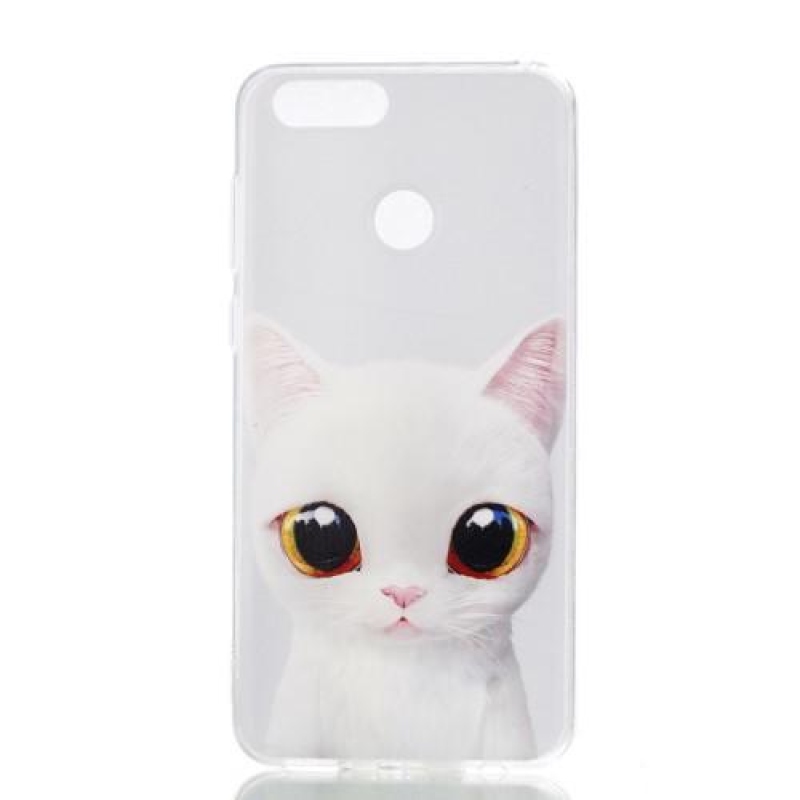 Patty zselés tok Honor 7X - fehér macska