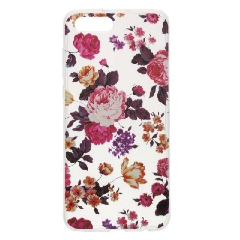 Patty gél tok a Honor View 10 készülékhez - virágok