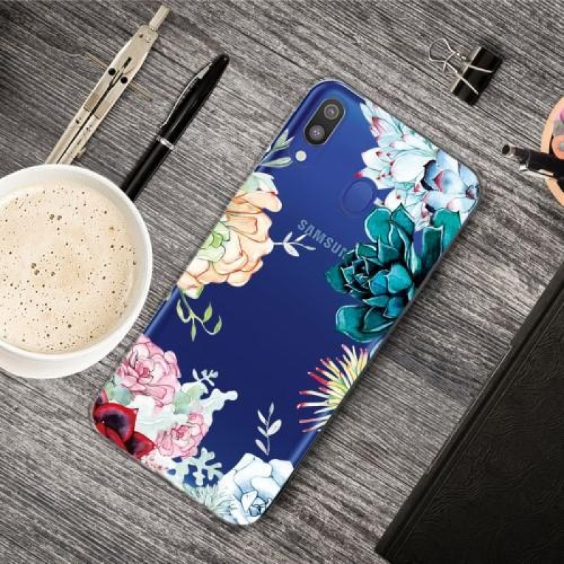 Patty zselés tok mobil Samsung Galaxy A30 / A20 - gyönyörű virágok