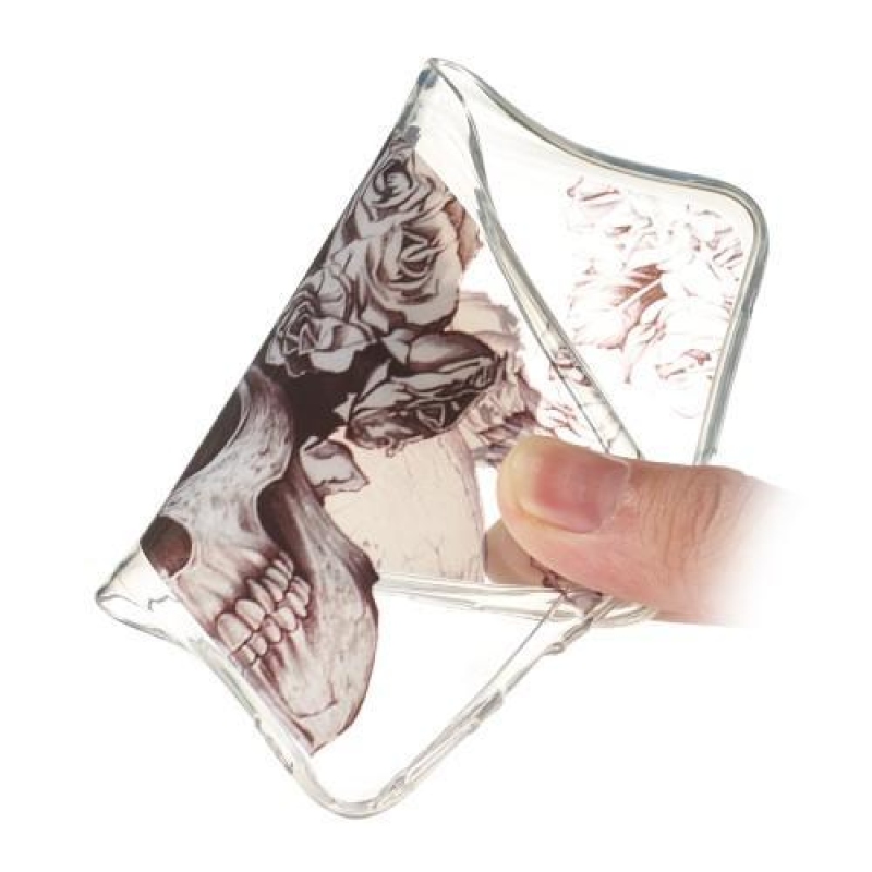 Patty zselés tok mobiltelefonhoz Samsung Galaxy A80 - koponya