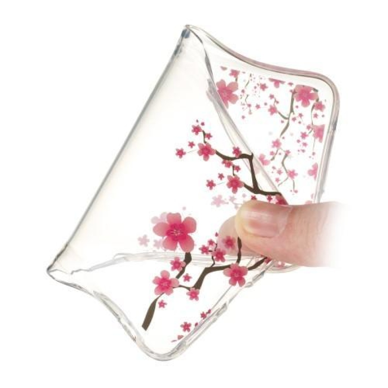 Patty zselés tok Samsung Galaxy A80 - rózsaszín virágok