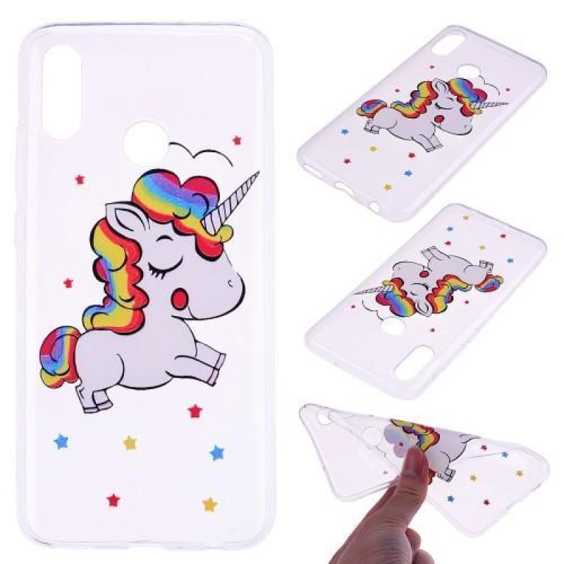 Patty zselés tok Samsung Galaxy M20 készülékhez - egyszarvú